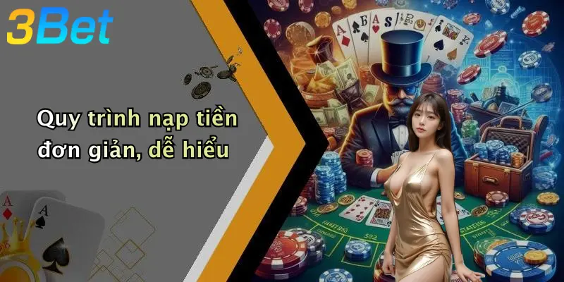Quy trình nạp tiền đơn giản, dễ hiểu
